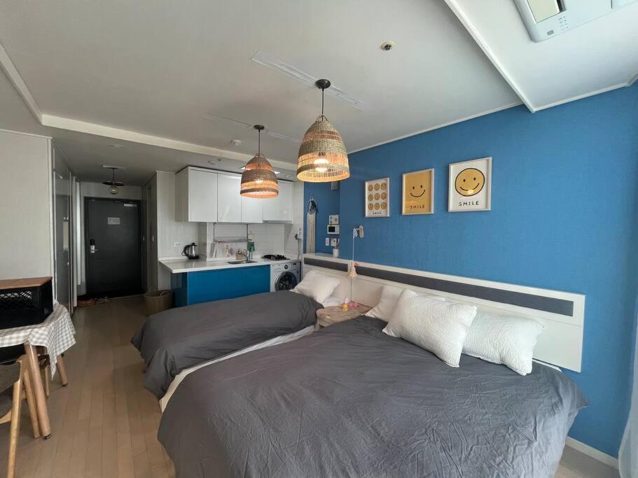 Haeundae Beach Stay #2Min Walk #2Beds Busan Ngoại thất bức ảnh