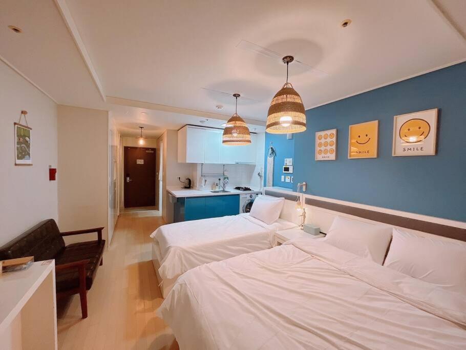 Haeundae Beach Stay #2Min Walk #2Beds Busan Ngoại thất bức ảnh
