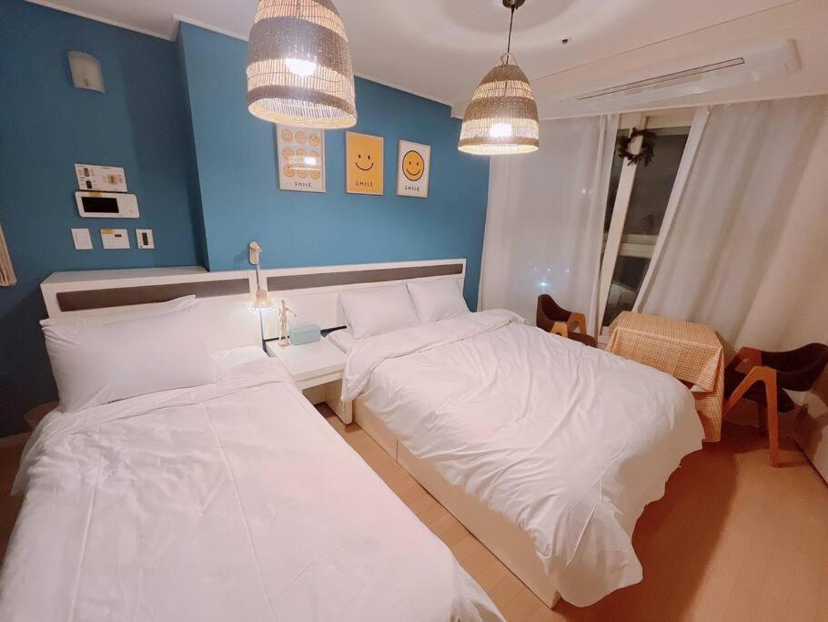 Haeundae Beach Stay #2Min Walk #2Beds Busan Ngoại thất bức ảnh